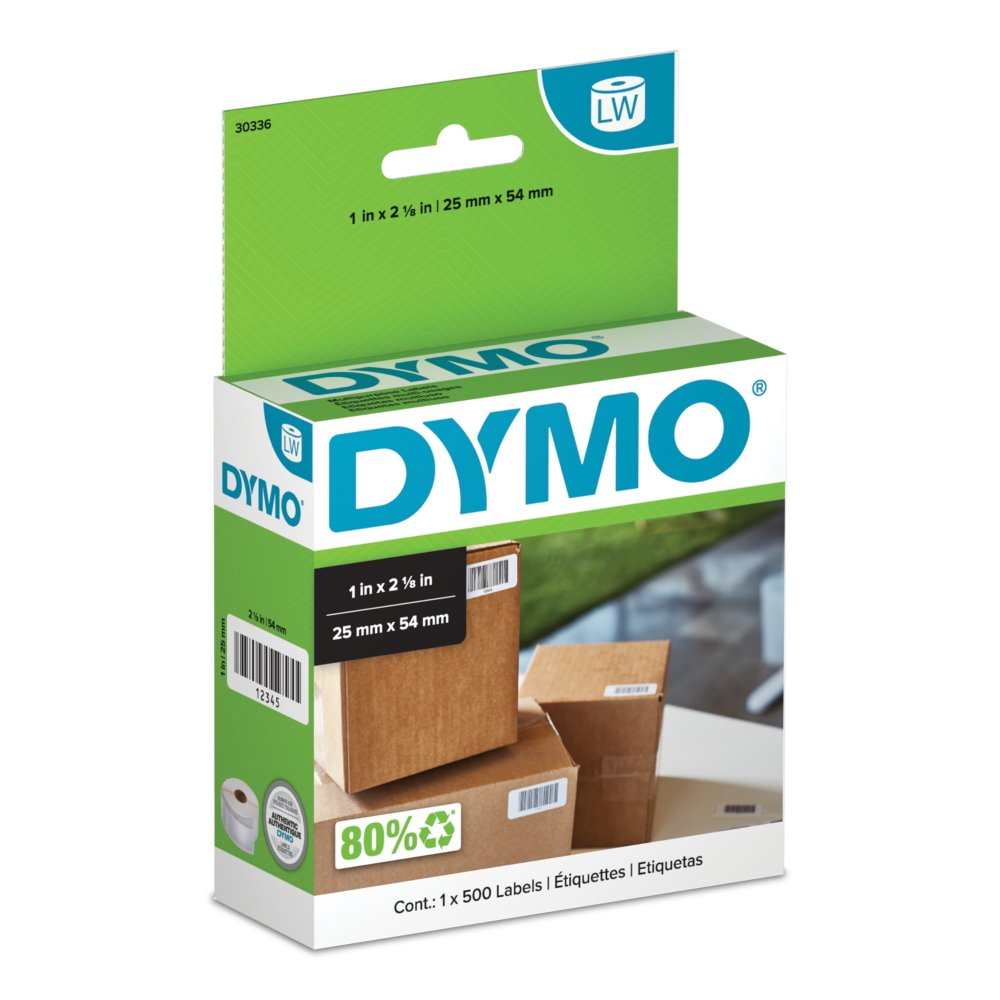 Dymo Standard LabelWriter Labels, White - 500 count