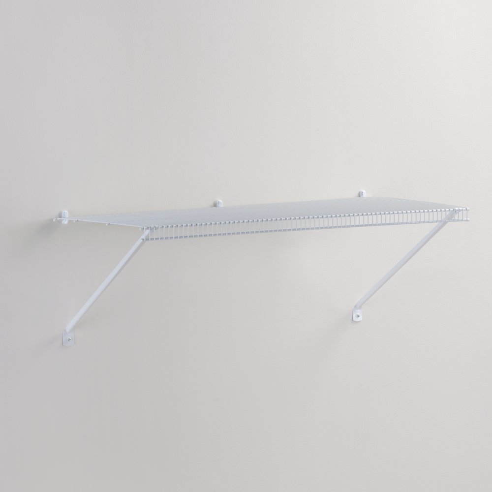 Rubbermaid Linen 6-ft x 16-in White Universal Wire Shelf in the