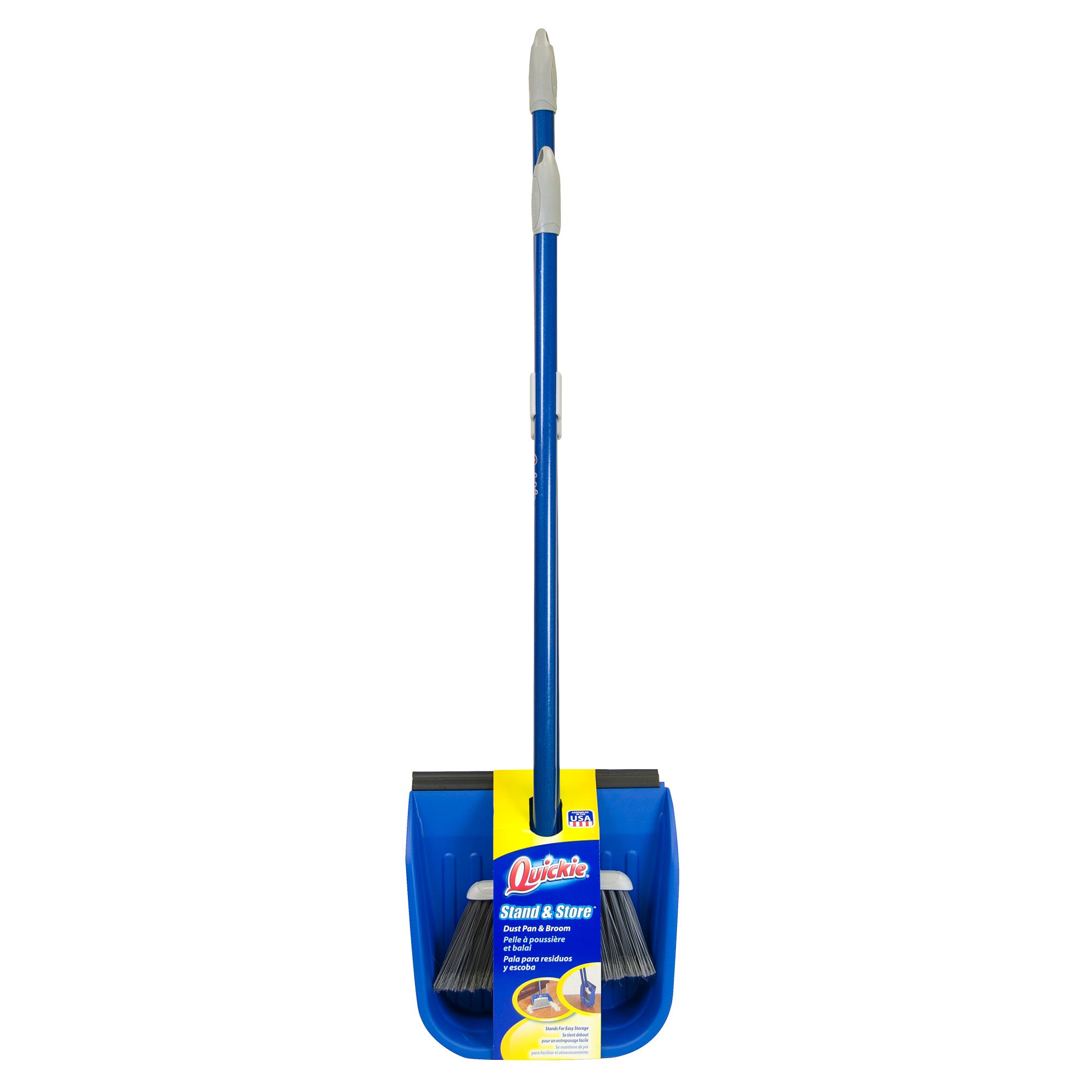 Quickie® Stand and Store™ Lobby Broom and Dustpan image number null