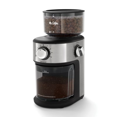 Mr. Coffee® Cafe Grind 18 Cup Automatic Burr Grinder, Stainless Steel