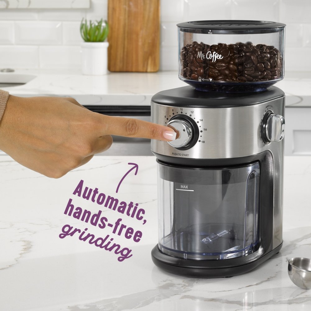 Automatic Electric Coffee Grinder Cafe Automatic Coffee Beans Mill