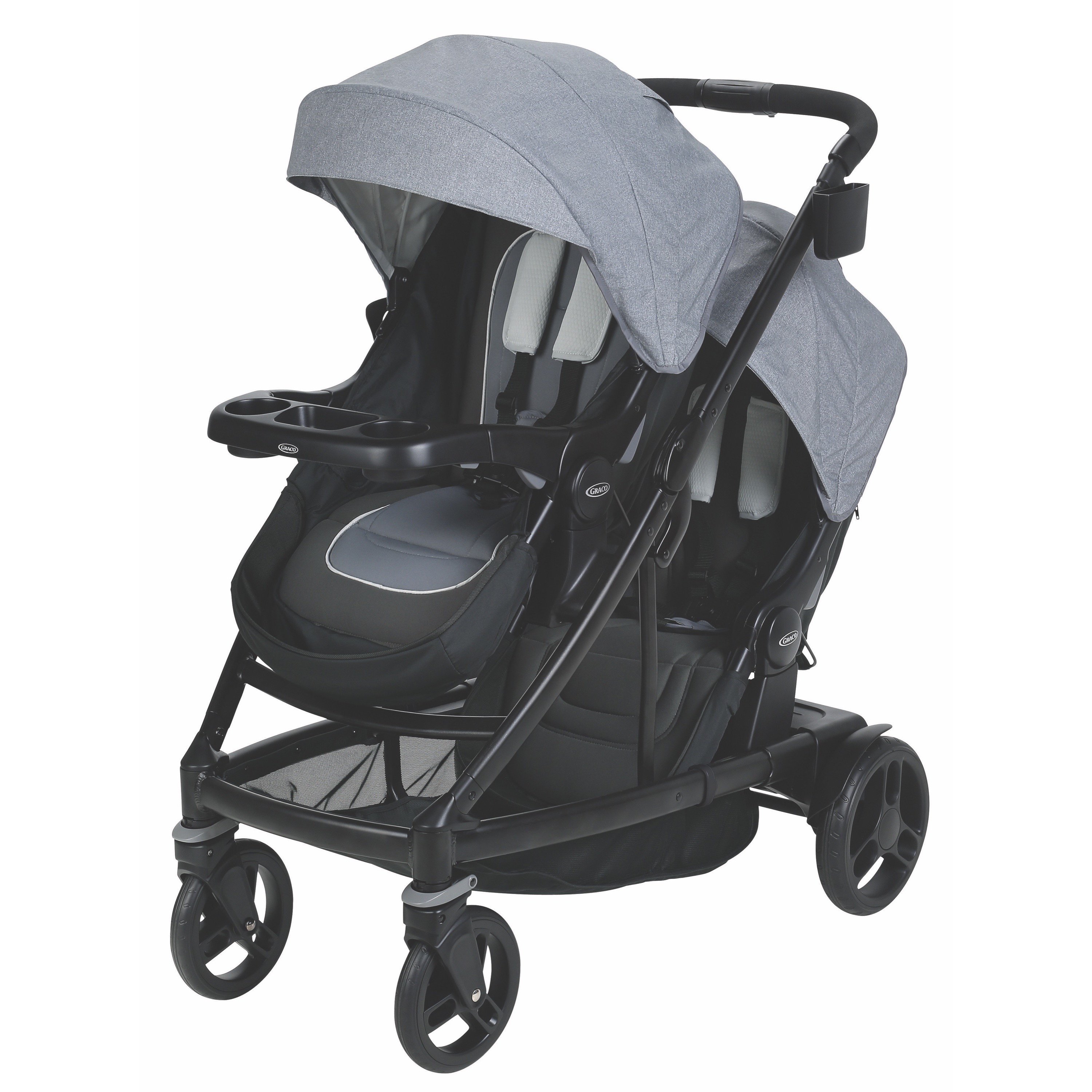 double stroller for infant and toddler graco