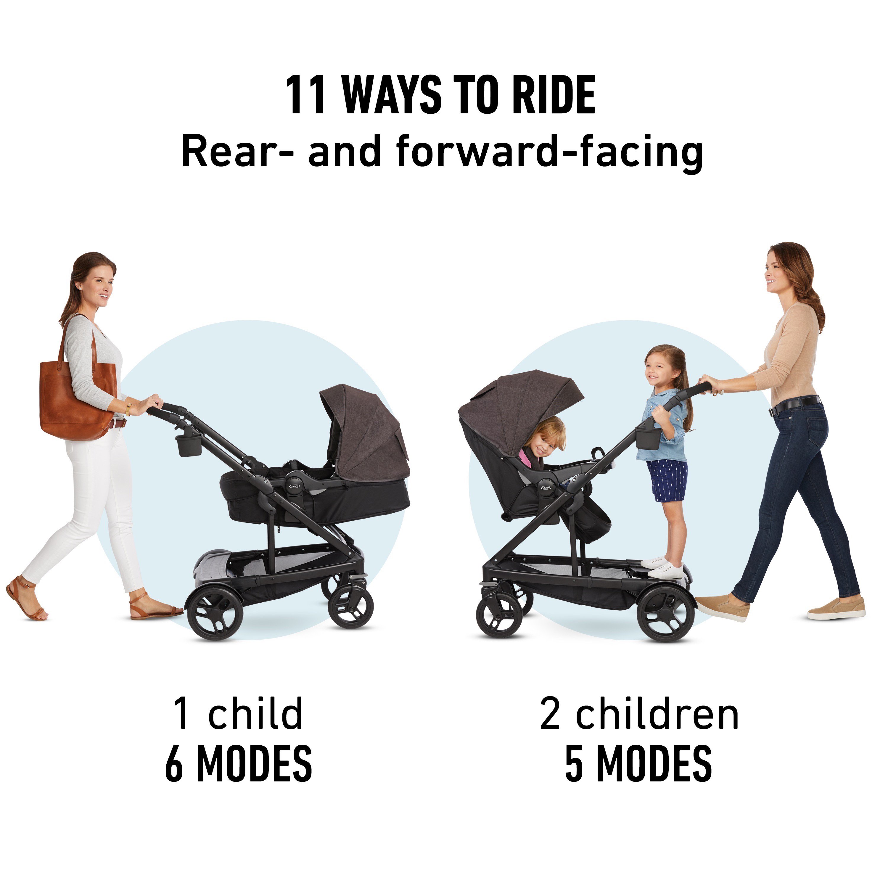 graco uno to duo double stroller