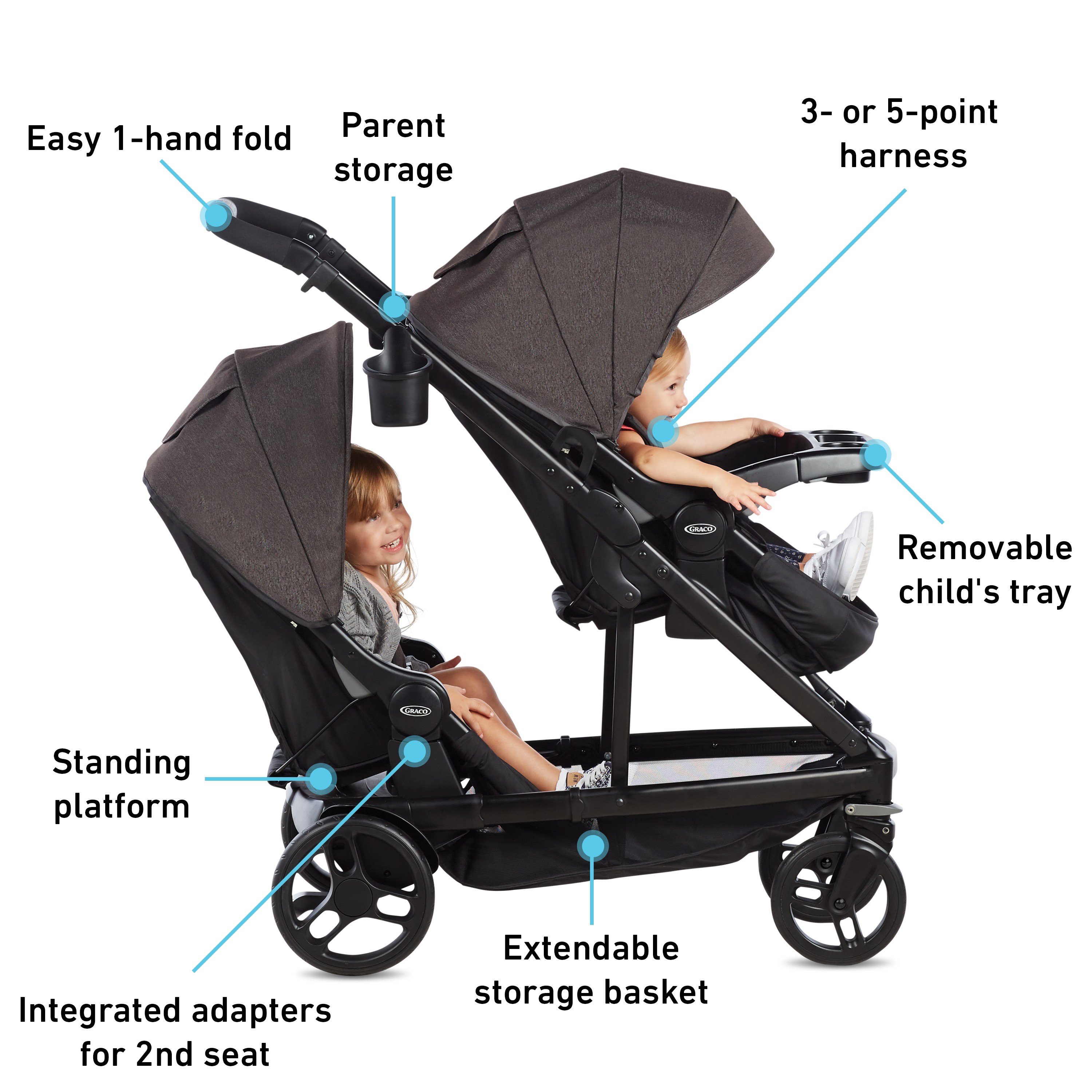 graco uno2duo stroller