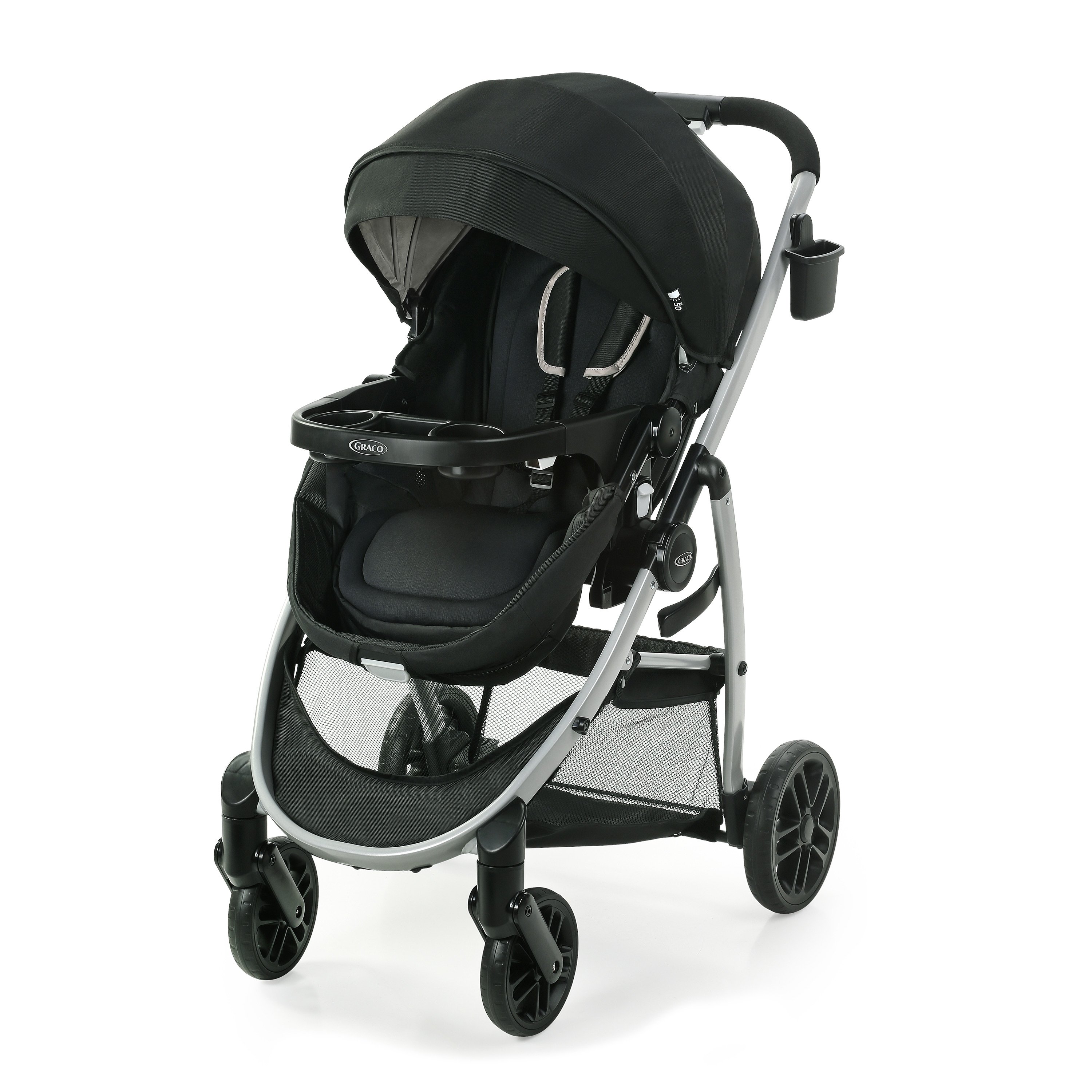 graco pushchair with car seat