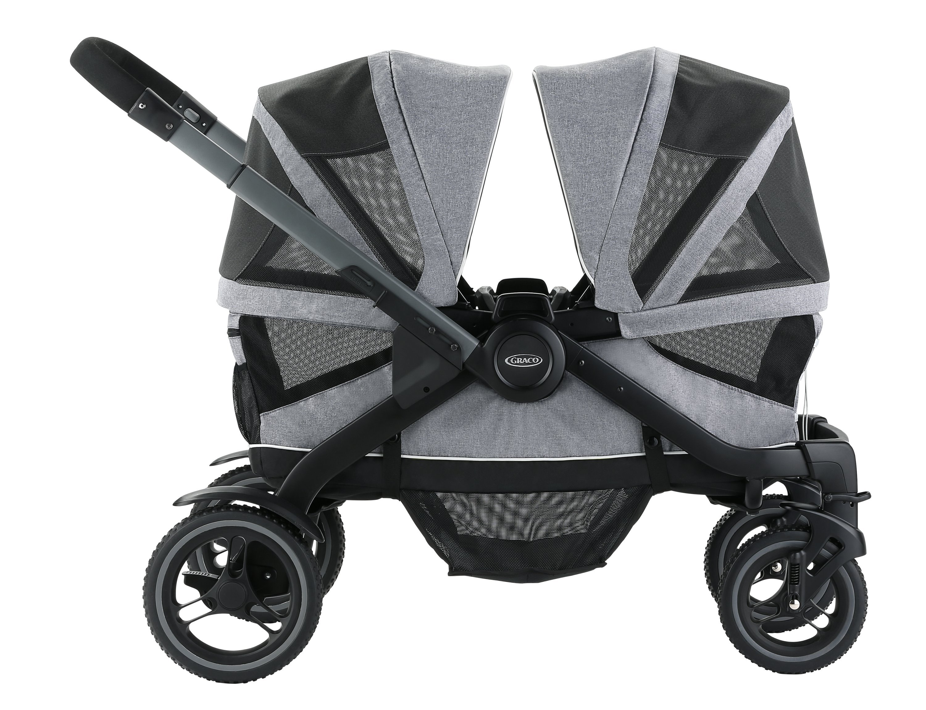 small folding double pram