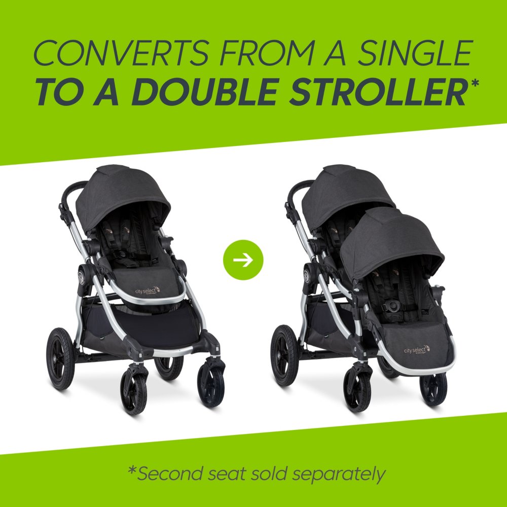 Stroller - Baby Jogger City Select 2 Second Seat Kit with Tencel Fabric