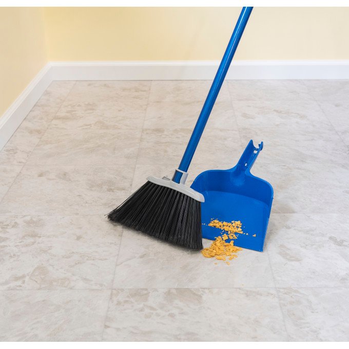 Quickie® Broom W/ Dust Pan image number null