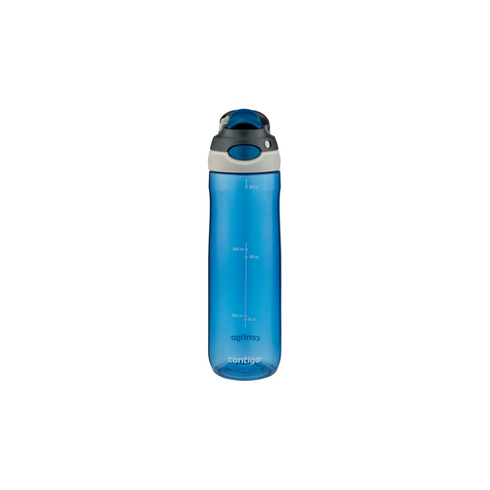 Contigo AUTOSPOUT Water Bottles, 24oz, Monaco/Scuba/Stormy Weather, 3-Pack  