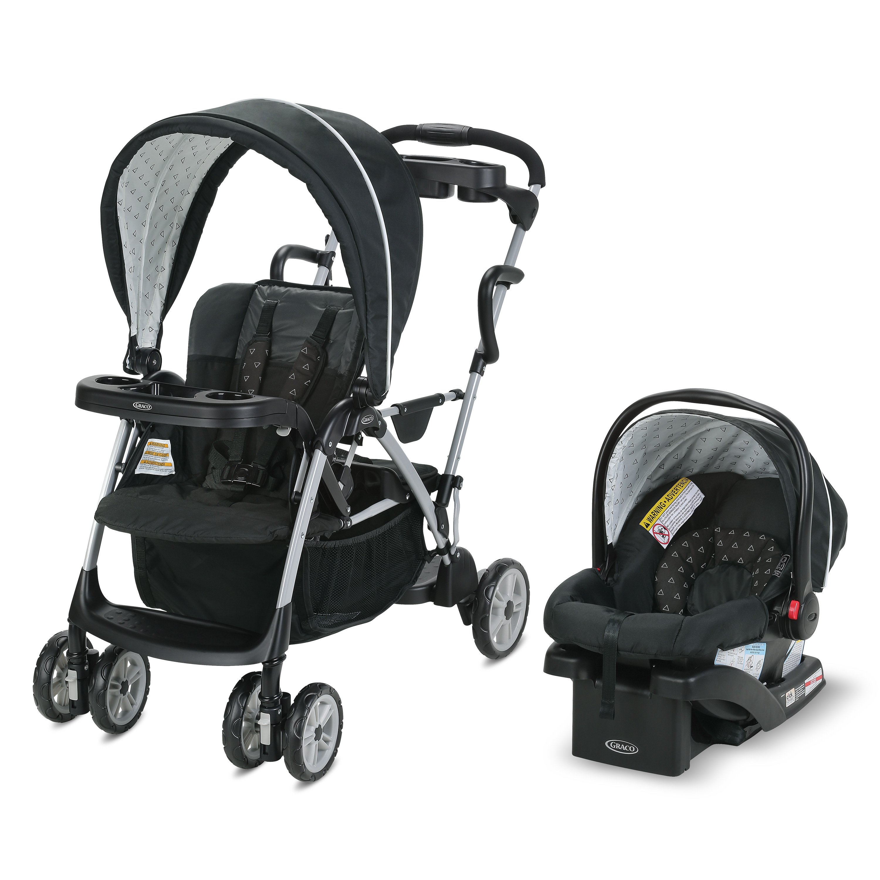 double strollers compatible with graco click connect