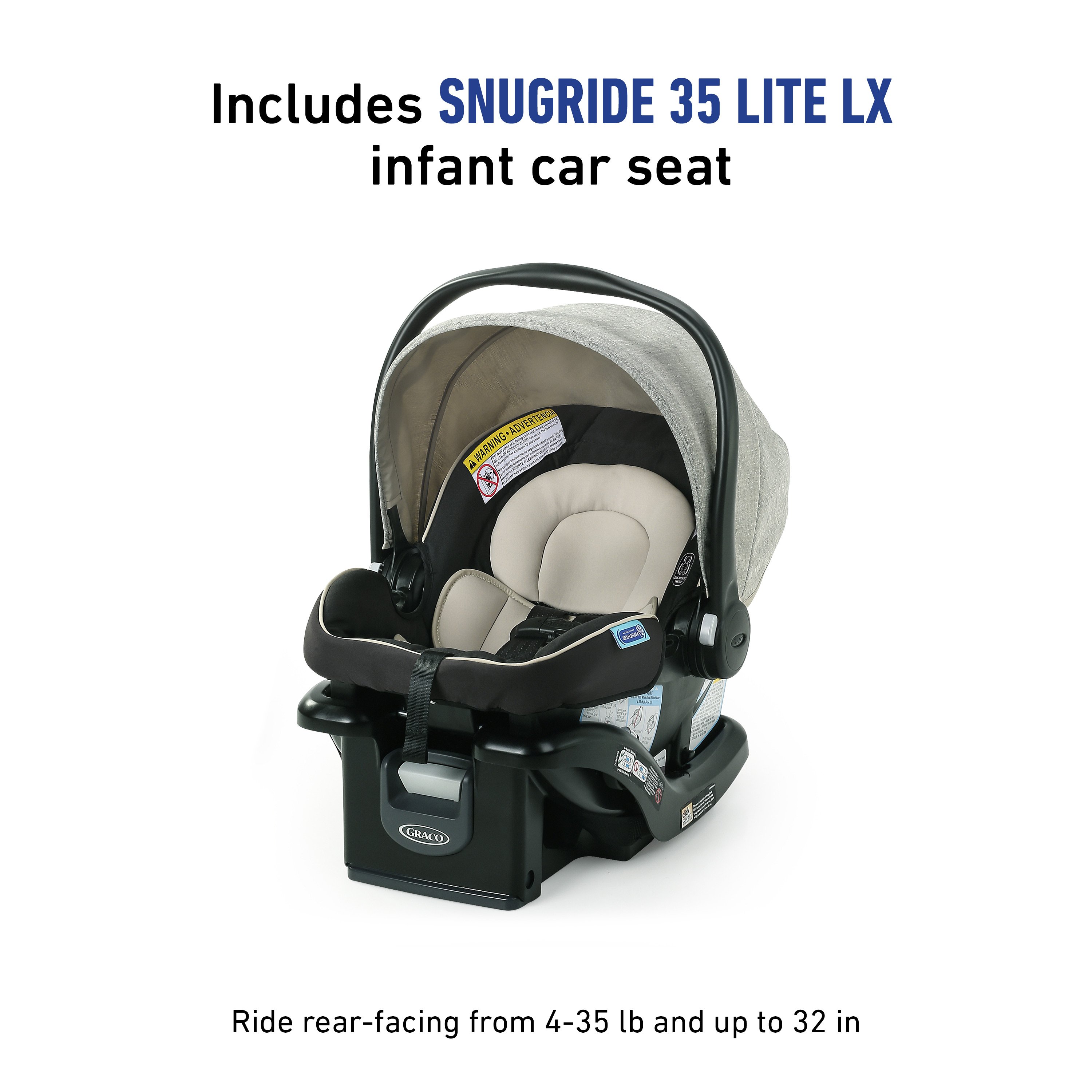graco snugride 35 car seat and stroller