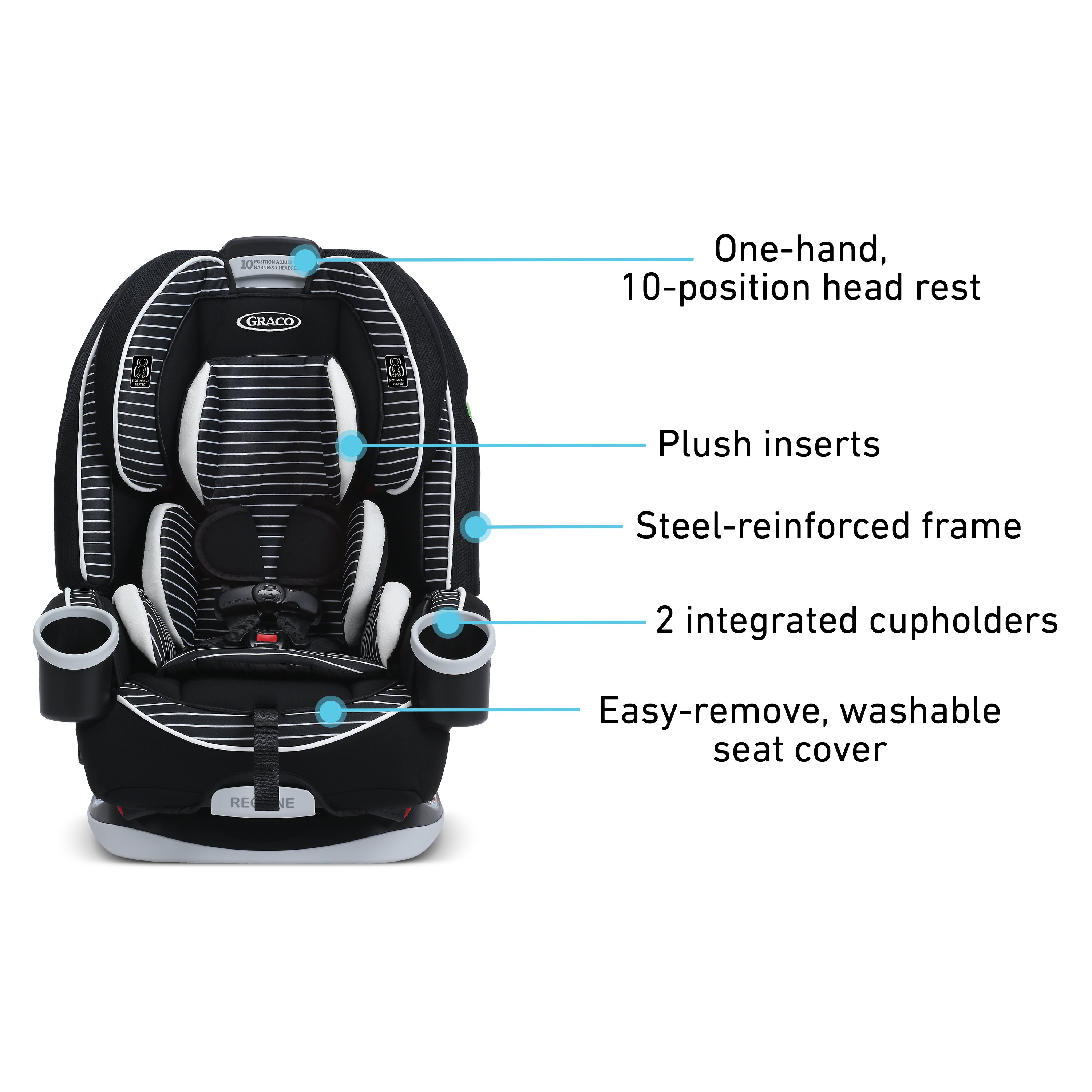 graco car seat 10 position