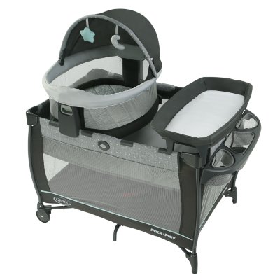 Bassinet and sale playard