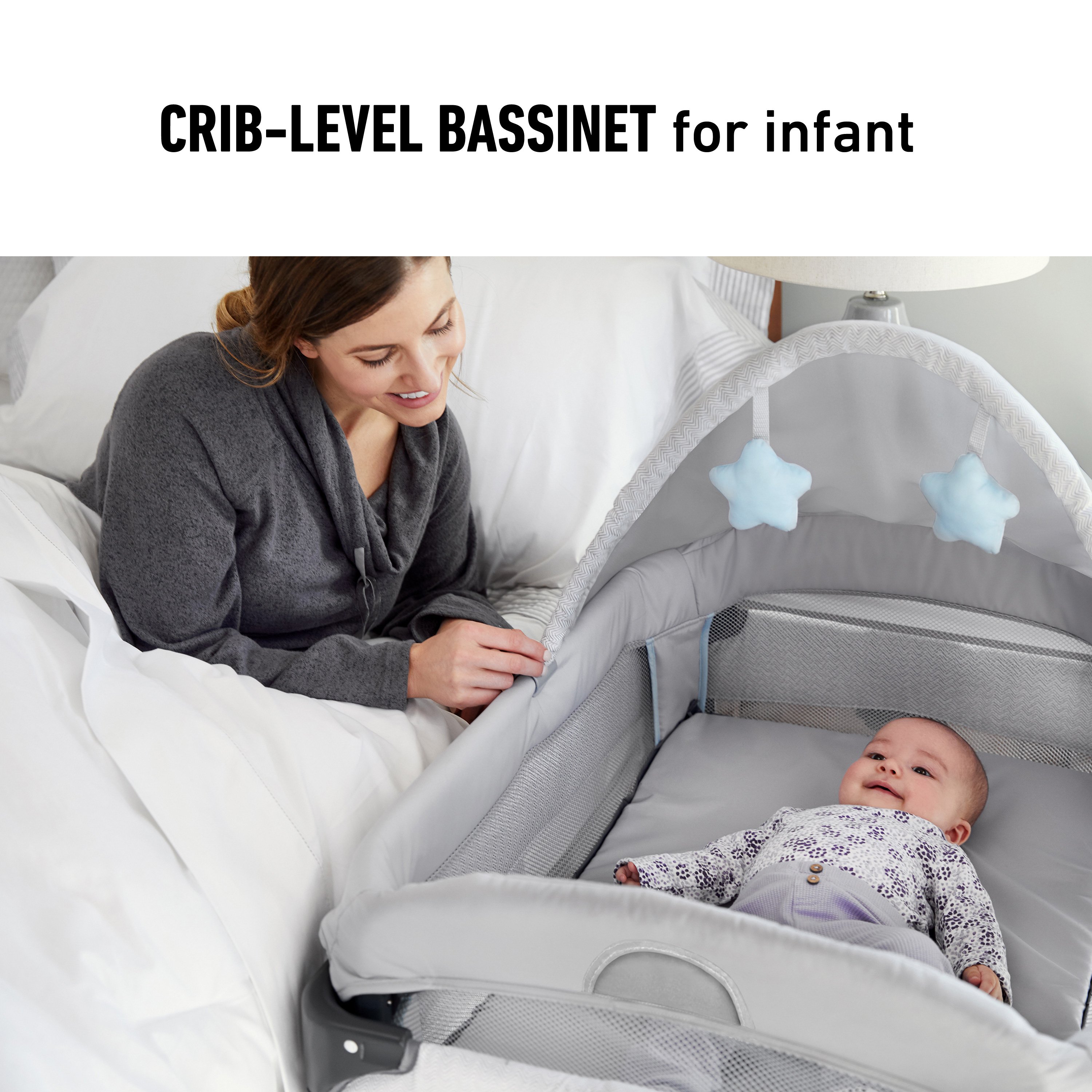 infant bassinet for bed