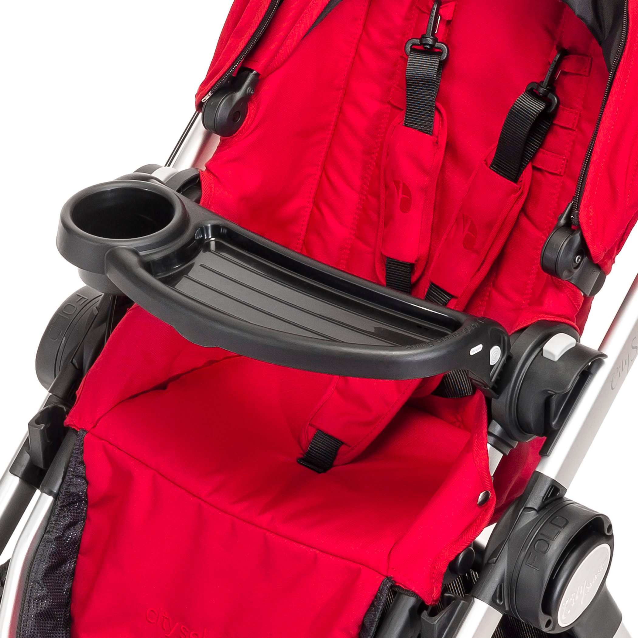 stroller with food tray