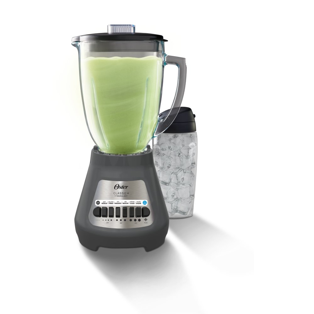 Oster - 2-in-1 Blender System with Blend-N-Go Cup - Gray