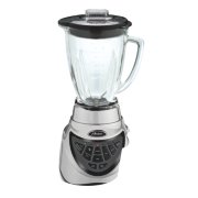 Oster® Pro 500 Blender with 2 Pre-Programmed Settings and 6-Cup Glass Jar, Brushed Nickel image number 1
