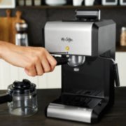 Mr. Coffee®  Café 20-Ounce Steam Automatic Espresso and Cappuccino Machine, Silver image number 3