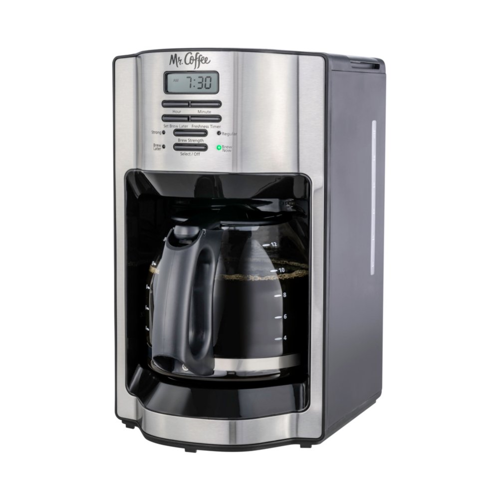 Mr. Coffee BVMC-SS12XTH Space-Saving Combo 10-Cup Coffee Maker and Pod  Single
