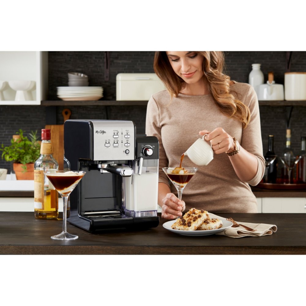 Mr. Coffee® One-Touch CoffeeHouse Espresso and Cappuccino Machine Mr. Coffee® One-Touch CoffeeHouse Espresso and Cappuccino Machine