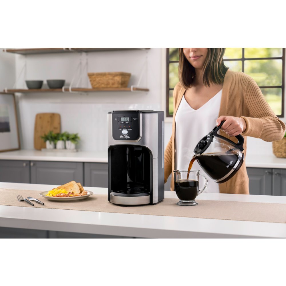 Mr. Coffee®12-Cup Programmable Coffeemaker with Rapid Brew System
