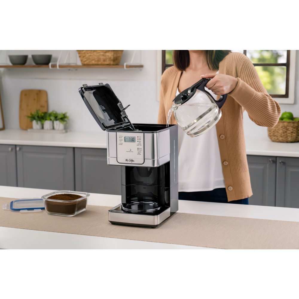 MR. COFFEE FTXSS23GTF Stainless steel 12-Cup Programmable Coffee Maker 
