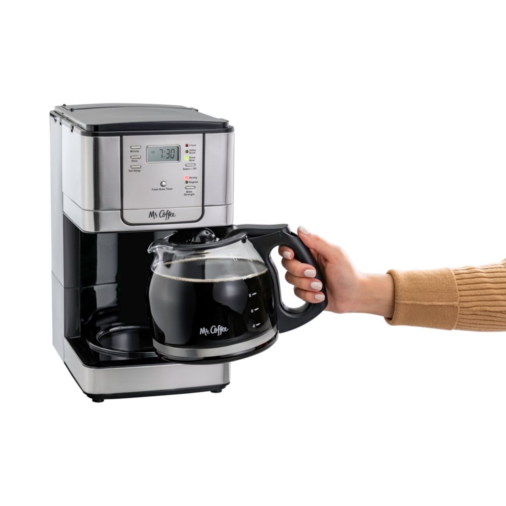 MR. COFFEE FTXSS23GTF Stainless steel 12-Cup Programmable Coffee Maker 