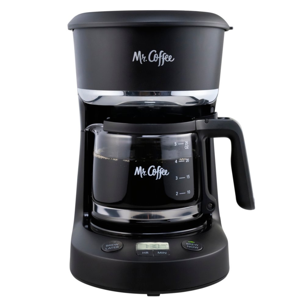 Mr. Coffee® 5-Cup Programmable Coffee Maker, 25 oz. Mini Brew