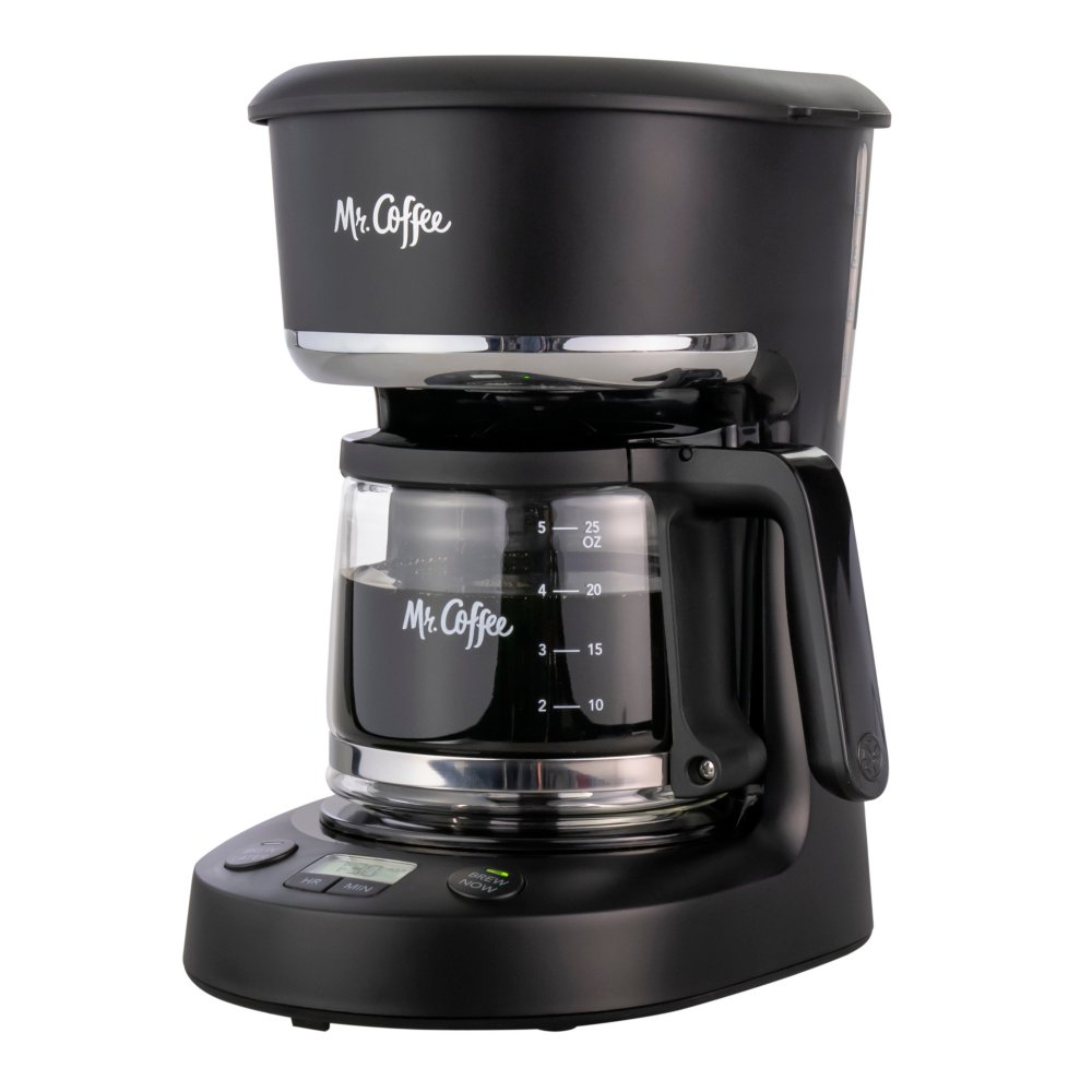 Mr. Coffee 4-Cup White Coffee Maker at