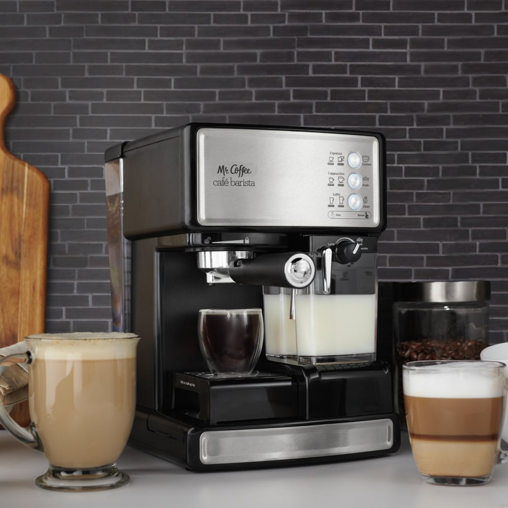 Mr.Coffee Café Barista Espresso Cappuccino Maker Automatic Milk Frother Machine 