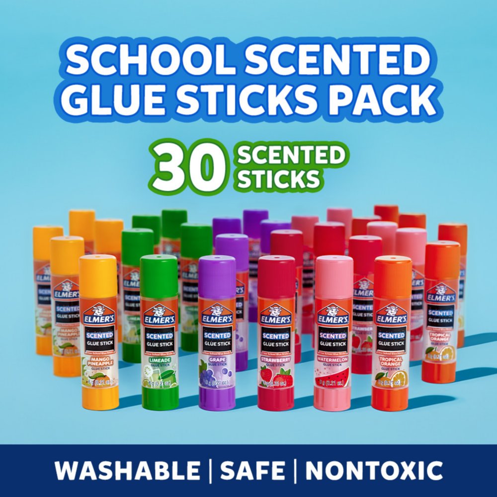 Elmer's Clear Glue Sticks (4/Pack) - Shop WebstaurantStore