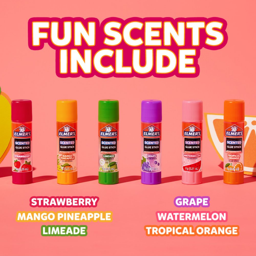 Elmer's Released Scented Glue Sticks So Your Child's Homework Can Smell  Amazing Kids Activities Blog