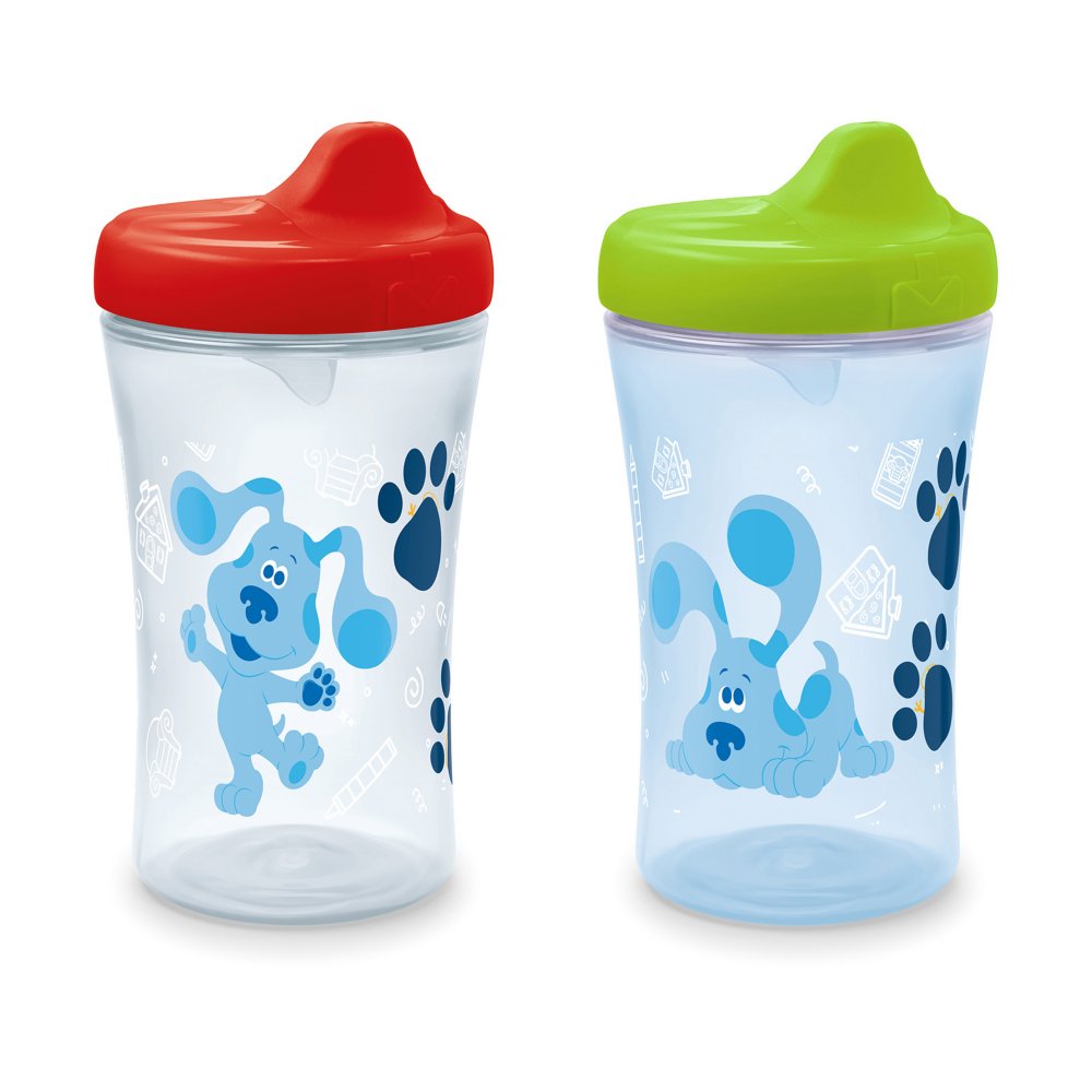 Nuk Hide 'n Seek Hard Spout Sippy Cup, 10 oz, 2 Pack, 9+ Months, Blue