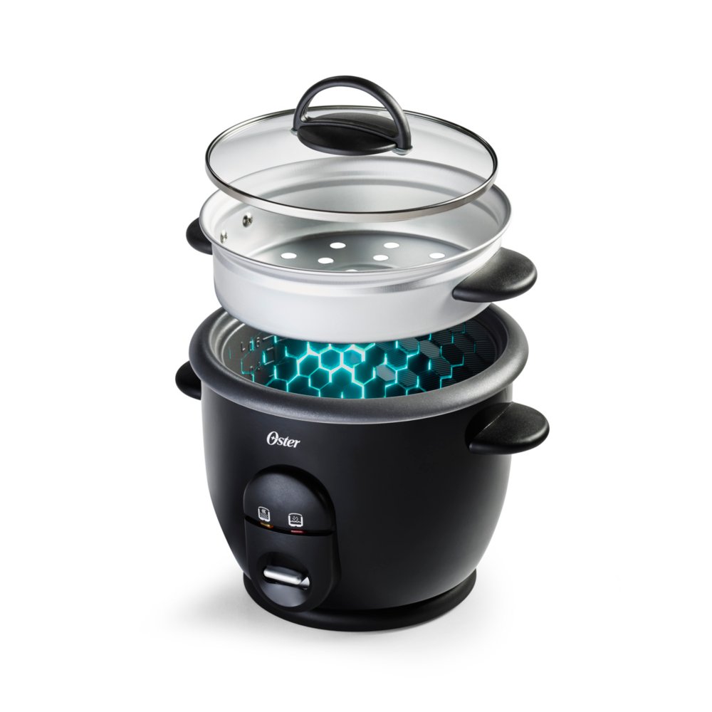 Small rice cooker with steamer non-stick coating removable rice