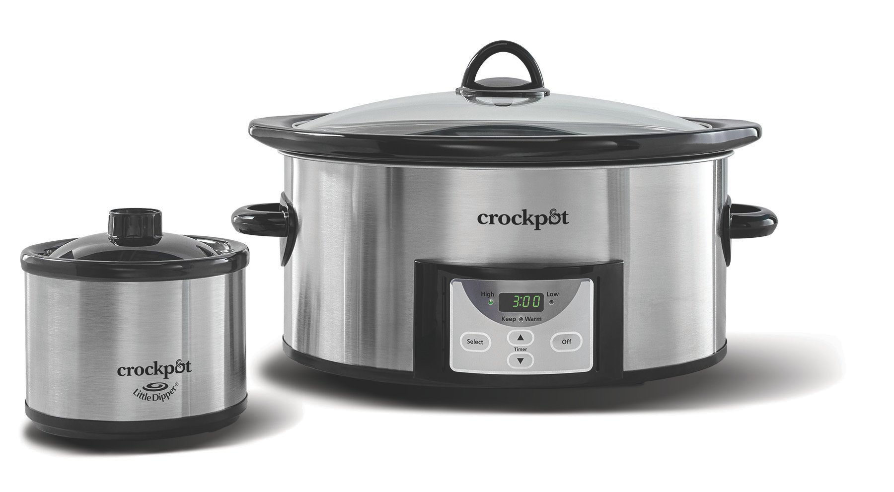 Crockpot™ 6Quart Slow Cooker, Programmable, with Little Dipper® Warmer