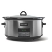 Crockpot™ 8-Quart Slow Cooker, Programmable, Black Stainless Collection image number 0