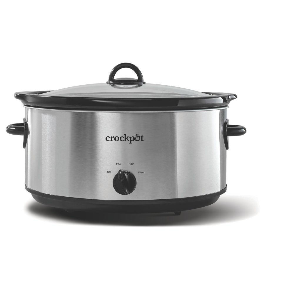 Crockpot™ 8Quart Slow Cooker, Manual, Stainless Steel CrockPot