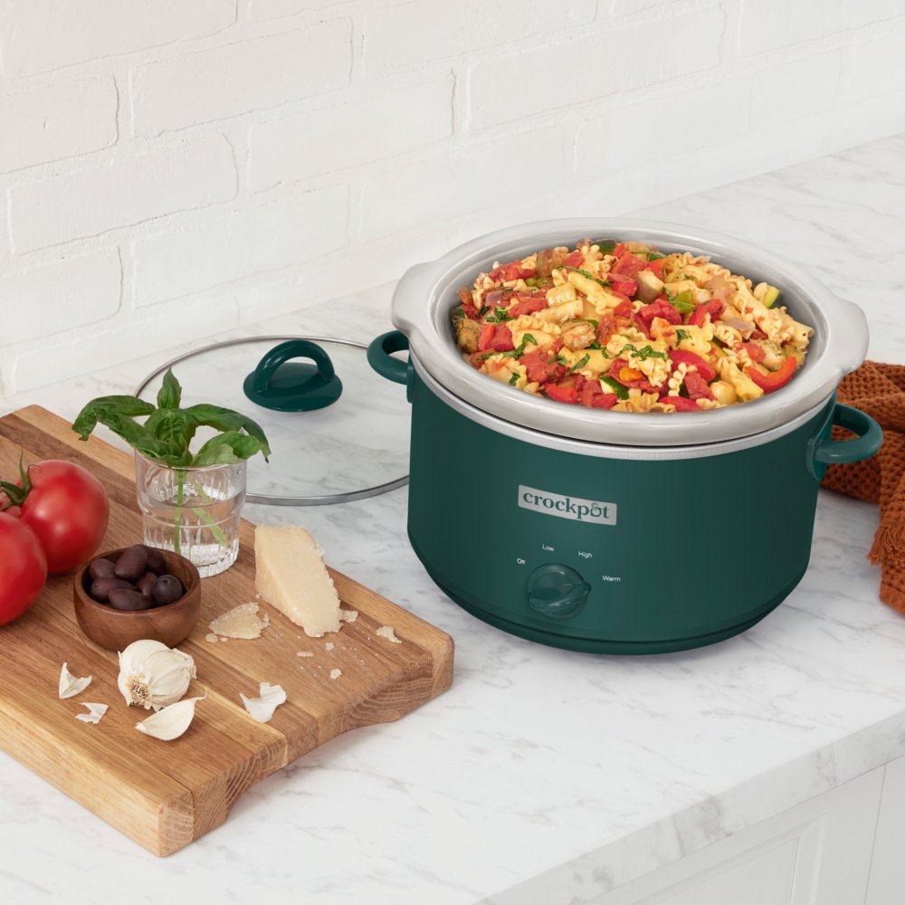 Crock-Pot® Manual Design Series 4.5 Quart Slow Cooker, Ponderosa Green