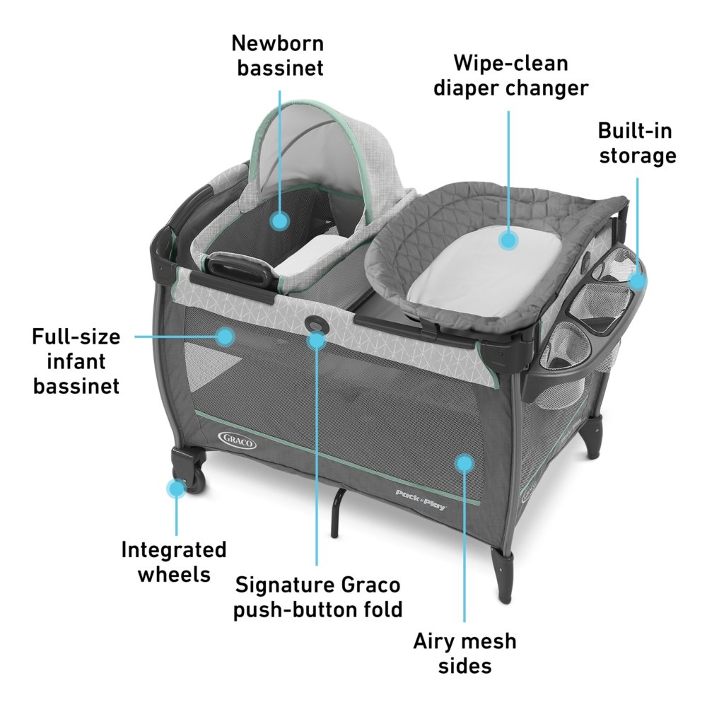 Graco Pack N Play Close2baby Bassinet Playard Graco Baby