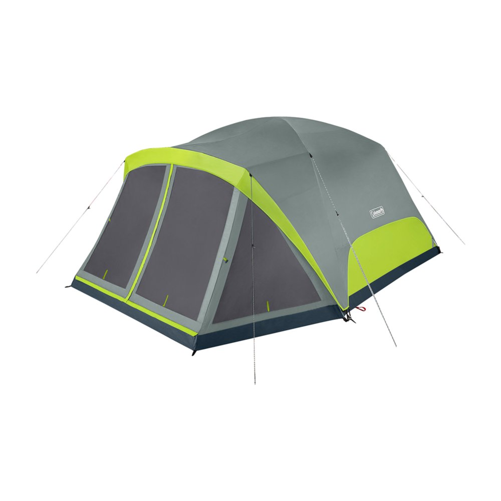 Skydome 8 Person Camping Tent With Screen Room Rock Grey Coleman