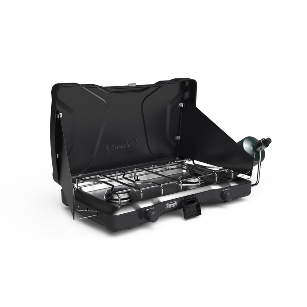 Coleman Triton+ 2-Burner Propane Camping Stove with InstaStart