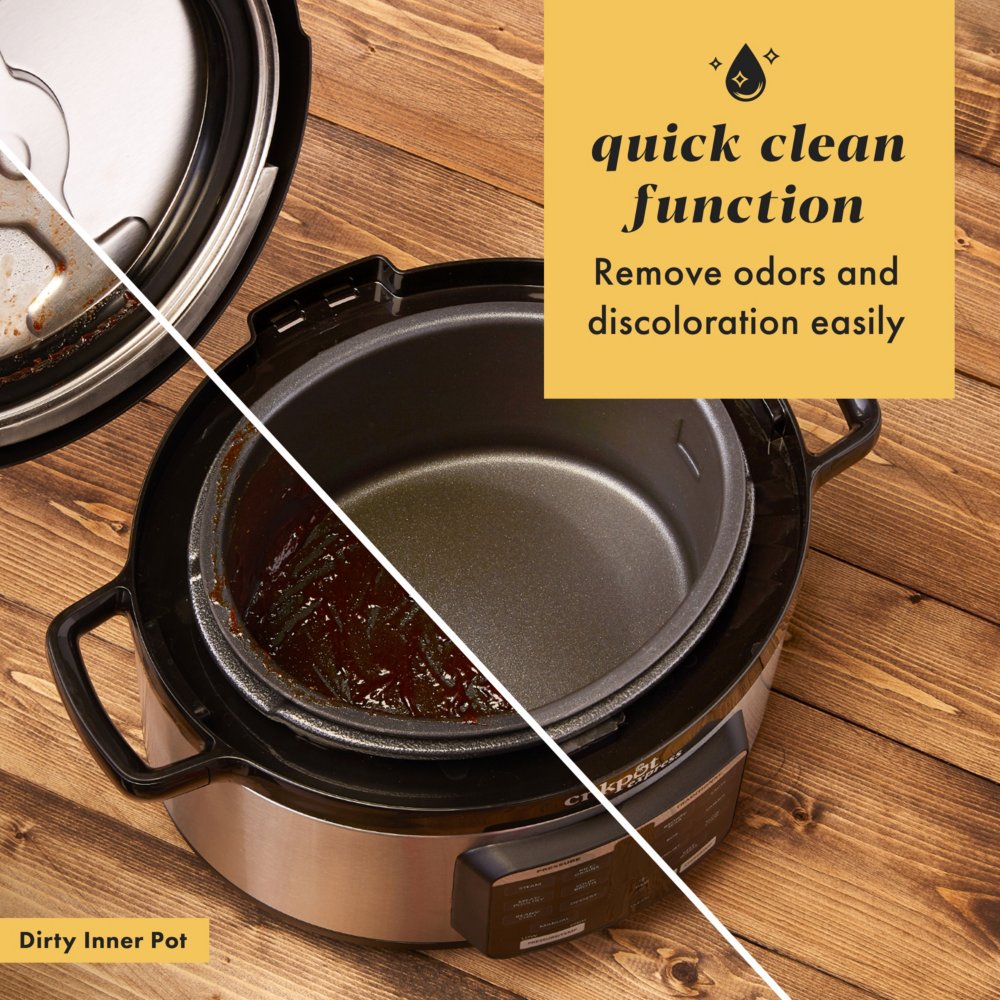 Technique 6 qt. Oval Multi-Function Slow Cooker w/ Removable Pot