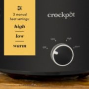 Crockpot™ 2-Quart Classic Slow Cooker, Small Slow Cooker, Black image number 3