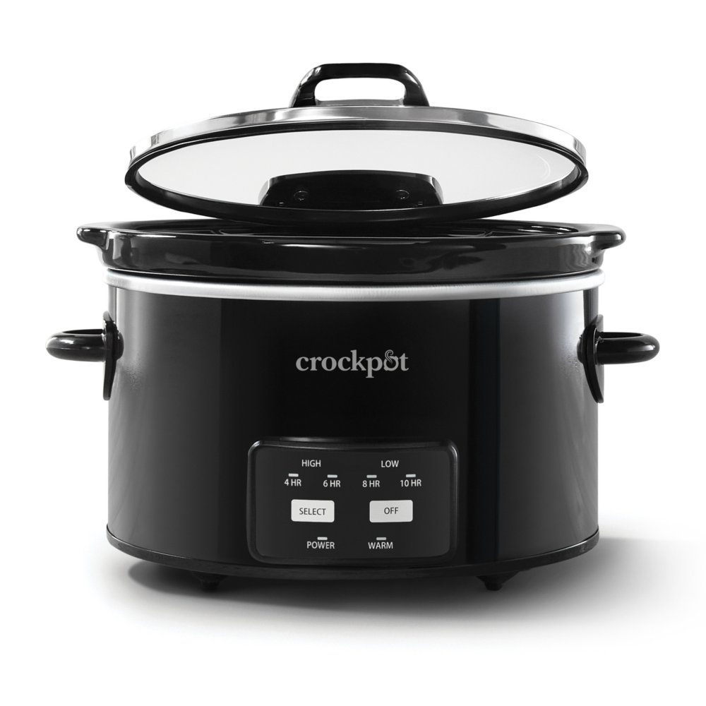 Crock Pot 4 Quart Black Manual Slow Cooker