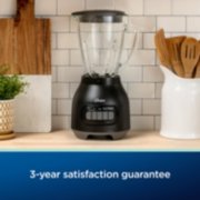 Oster® Easy-to-Clean Smoothie Blender with Dishwasher-Safe Glass Jar, Black image number 5