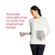 adjustable removable strap for hands free targeted heat therapy image number 6