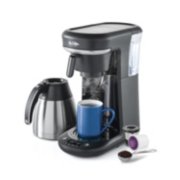 Mr. Coffee® Pod + 10-Cup Space-Saving Combo Brewer image number 0