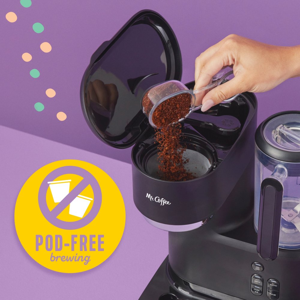 groove debate crisis Mr. Coffee® Single-Serve Frappe™, Iced, and Hot Coffee Maker and Blender |  Mr. Coffee