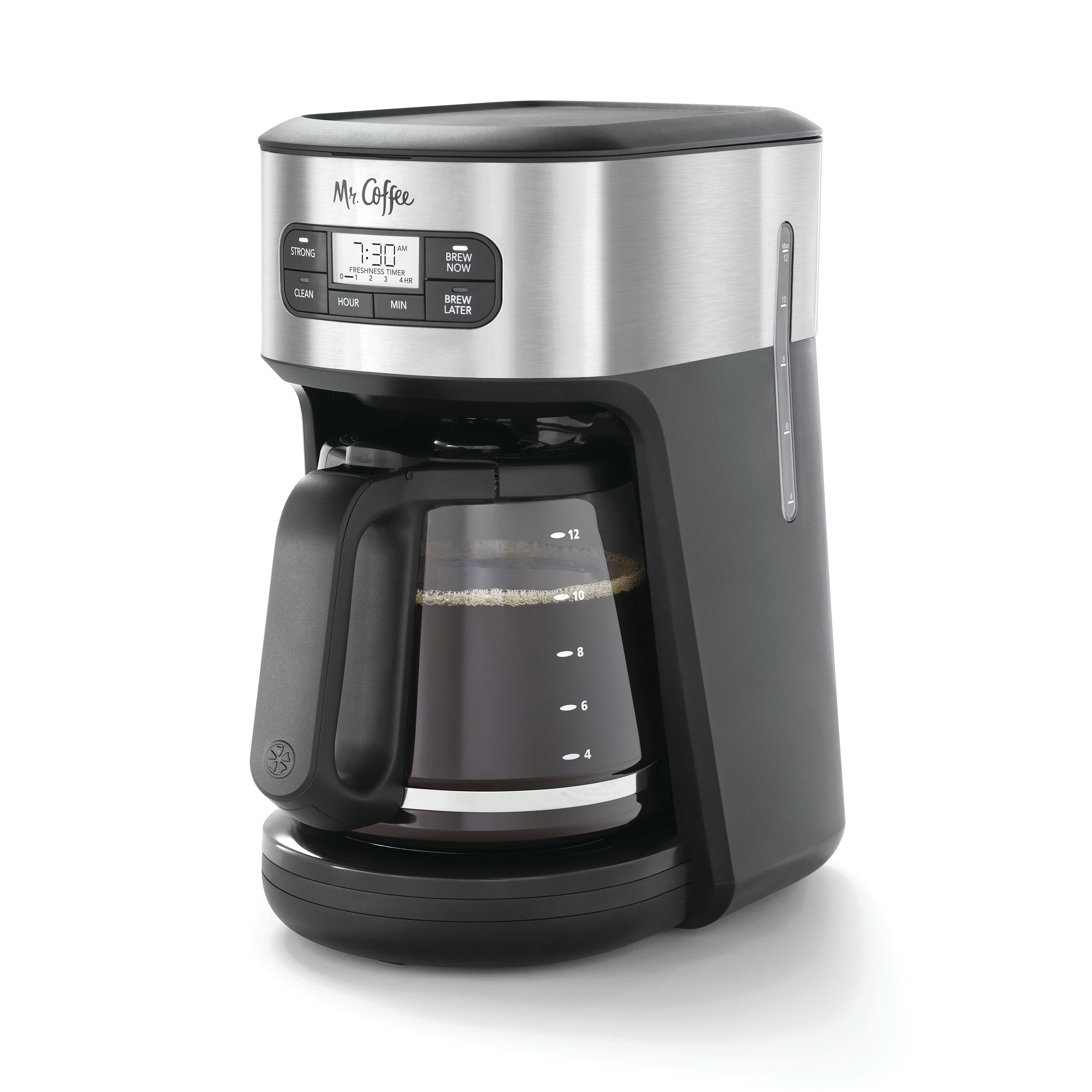 Mr. Coffee® 12-Cup Programmable Coffee Maker with Automatic Cleaning ...