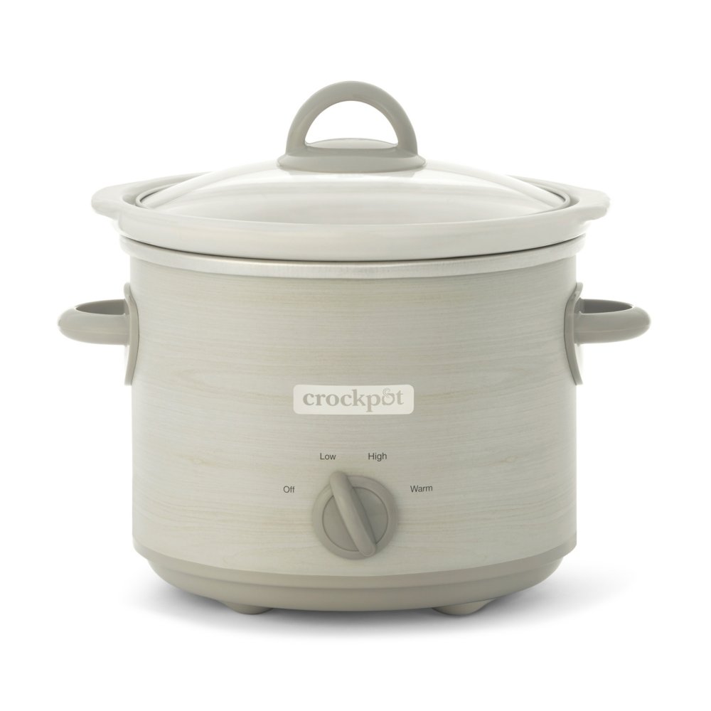 Crock-Pot® Manual Design Series 3-Quart Slow Cooker, Woodgrain